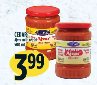 Marché Adonis Cedar Ajvar Mild or Hot offer