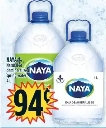 Marché Adonis Naya Natural or Demineralized Spring Waer offer