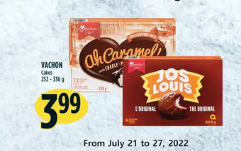 Marché Adonis Vachon Cakes offer