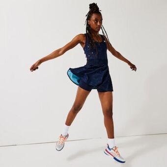 Women’s lacoste sport built-in shorts short wraparound dress