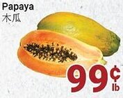 Oceans Fresh Food Market Papaya offer