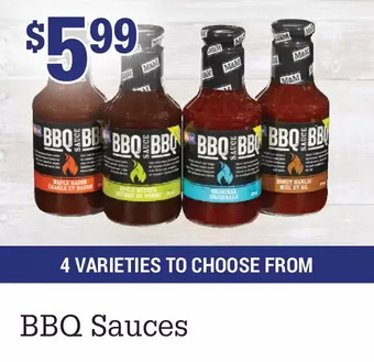 M & M Food Market BBQ Sauces offer
