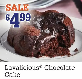 M & M Food Market Lavalicious Chocolate Cake offer