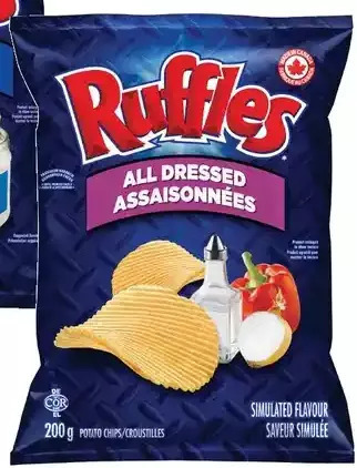 Giant Tiger Ruffles Chips offer