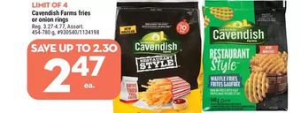 Giant Tiger Cavendish Farms Fries offer