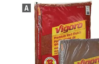 Home Depot Vigoro Mulch - Red offer
