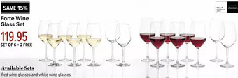 Linen Chest Forte Wine Glass Set offer