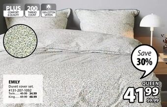 JYSK EMILY (Duvet Cover Set) offer