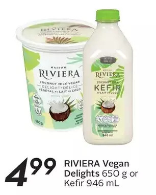 Sobeys Riviera Vegan Delights or Kefir offer