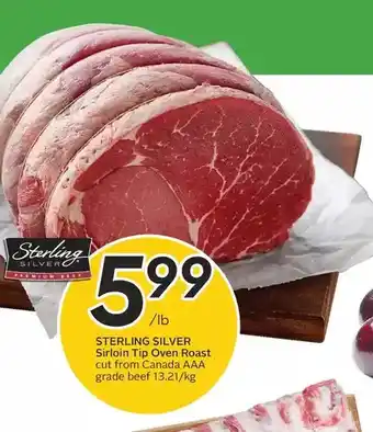 Sobeys Sterling Silver Sirloin Tip Oven Roast offer