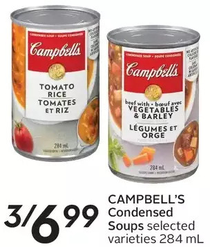 Sobeys Campbell's Condensed Soups offer