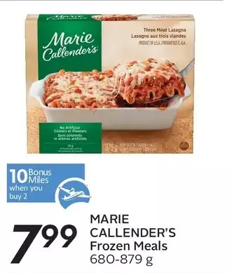 Sobeys Marie Callender's Frozen Meals offer