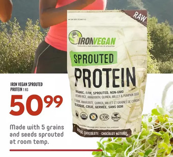 Sobeys Iron Vegan Sprouted Protein offer