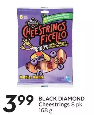Sobeys Black Diamond Cheestrings offer