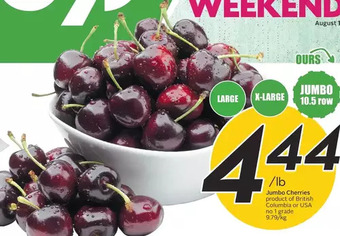 Sobeys Jumbo Cherries offer