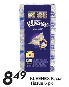 Sobeys Kleenex Facial Tissue offer