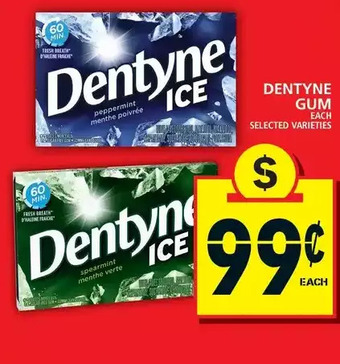 Food Basics Dentyne Gum offer