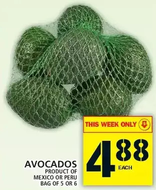Food Basics Avocados offer