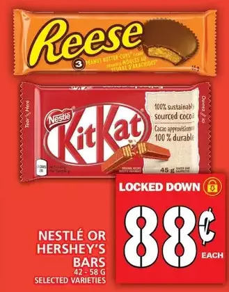 Food Basics Nestle or Hershey's Bars offer