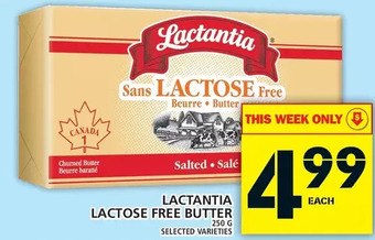 Food Basics Lactantia Lactose Free Butter offer
