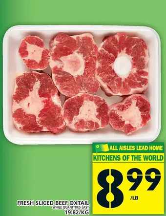 Food Basics Fresh Sliced Beef Oxtail offer