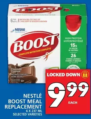 Food Basics Nestlé Boost Meal Replacement offer