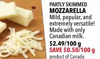 Farm Boy Partly Skimmed Mozzarella offer