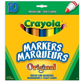 Staples Crayola Original Broad Line Markers offer