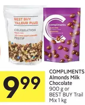 Foodland Compliments Almonds Milk Chocolate or Best Buy Trail Mix offer