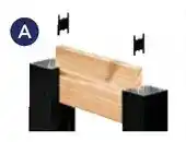 Lowe's "Solutions" Privacy Screen Post Kits. Kit a End Post offer