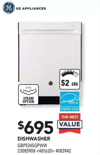 Lowe's GE Appliances Dishwasher offer