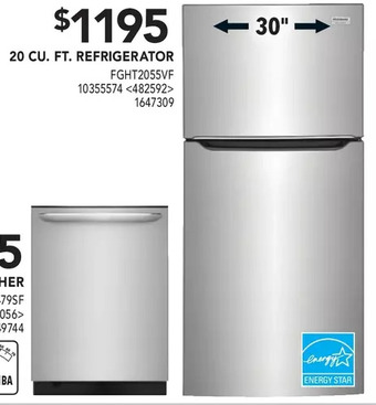 Lowe's 20 Cu. Ft. Refrigerator offer