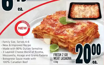 Metro Fresh 2 Go Meat Lasagna offer