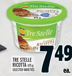 Metro Tre Stelle Ricotta offer