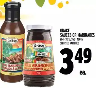 Metro Grace Sauces or Marinades offer