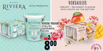 Metro Riviera Yogourt offer