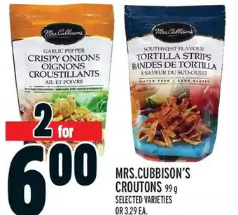 Metro Mrs. Cubbison's Croutons offer