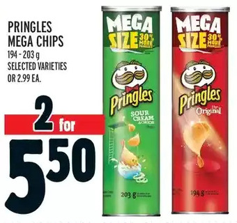 Metro Pringles Mega Chips offer
