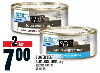 Metro Clover Leaf Albacore Tuna offer