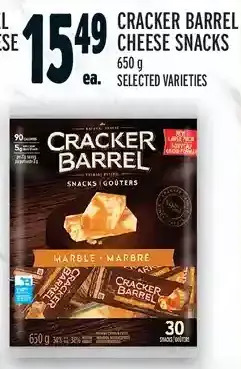 Metro Cracker Barrel Cheese Snacks offer