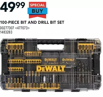 RONA Dewalt 100-Piece Bit and Drill Bit Set offer