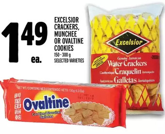 Metro Excelsior Crackers, Munchee or Ovaltine Cookies offer