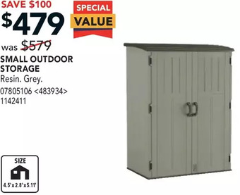 RONA Small Outdoor Storage offer