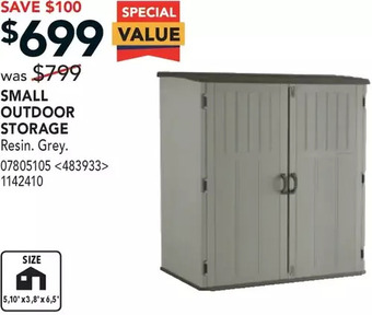 RONA Small Outdoor Storage offer