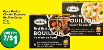FreshCo Grace Beef or Chicken Flavoured Bouillon Cubes offer