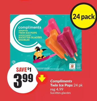 FreshCo Compliments Twin Ice Pops offer