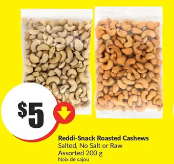FreshCo Reddi-Snack Cashews offer