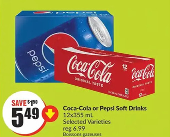 FreshCo Coca-Cola or Pepsi Soft Drinks offer