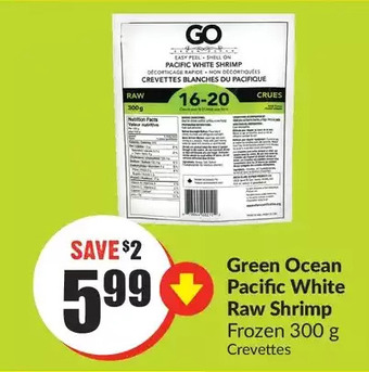 FreshCo Green Ocean Pacific White Raw Shrimp offer