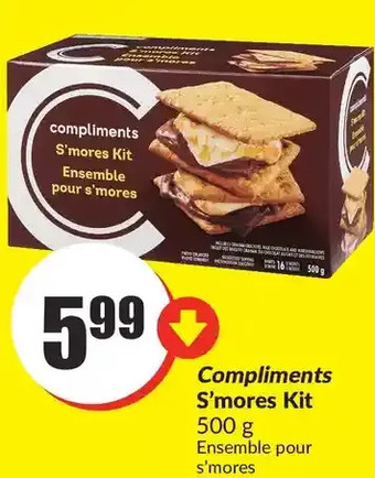 FreshCo Compliments S'mores Kit offer